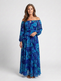 Aspen | Off-Shoulder Floral Maxi Dress