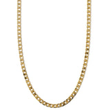 Gold Curb Chain Necklace