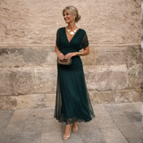 ROSSANA - Off-the-Shoulder Maxi Dress