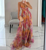 Sanne™ – Romantic flowing evening dress