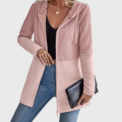 Valentino – Elegant Hooded Grey Cardigan for Women
