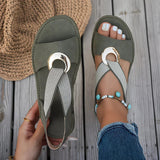 Ruby - Woven Strap Comfort Sandals