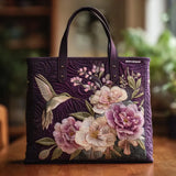 Flora - Floral Quilted Tote Bag