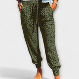 Feli - Wide-Leg Leopard Print Pants