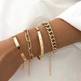 Gold Bracelet Set
