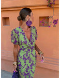 Lieke™ – Colourful summer print dress