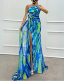 Fenna™ – Vibrant elegant draped dress