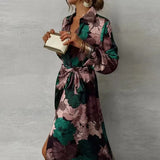 Lily | Belted Maxi Dress