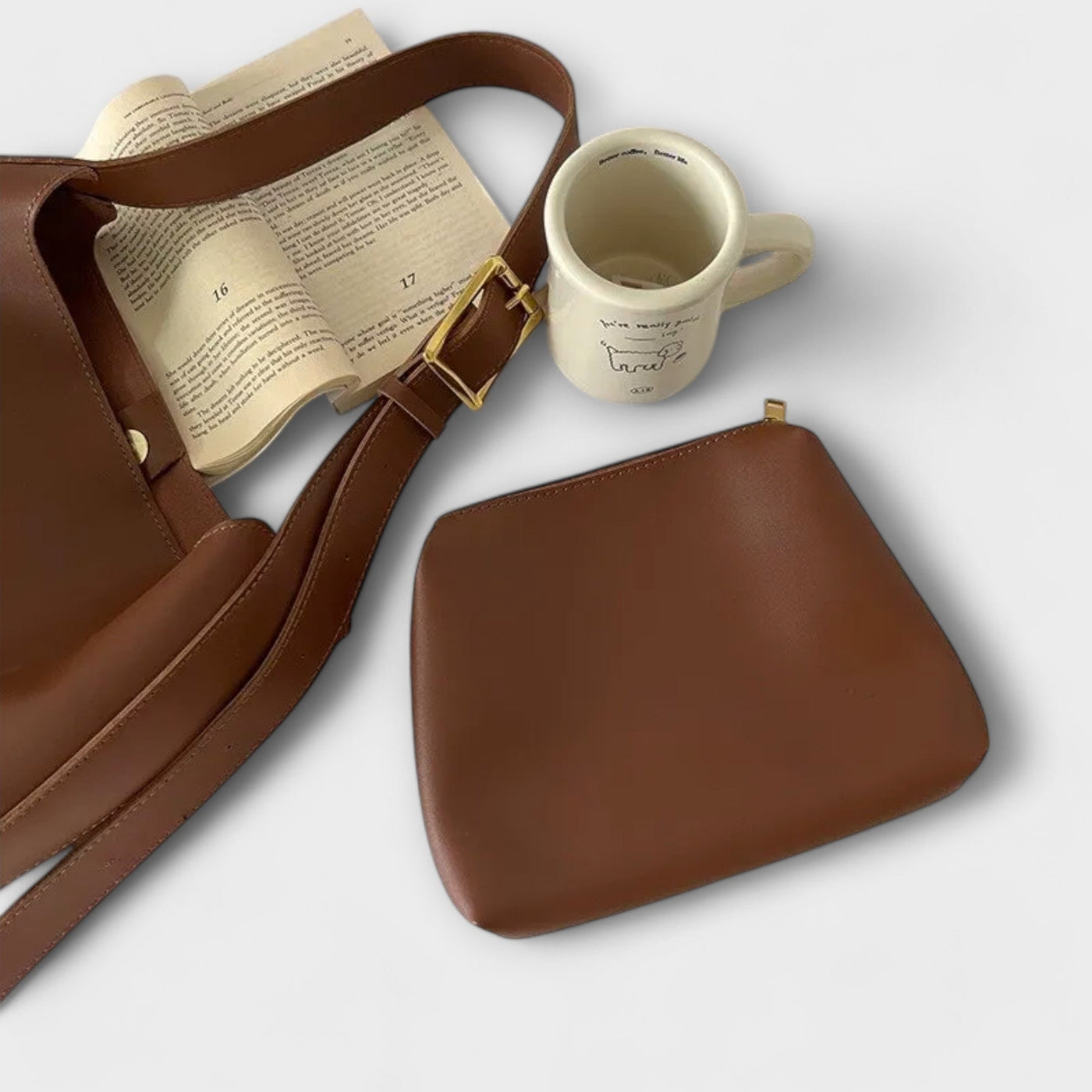 Anne – Elegant Leather Shoulder Bag