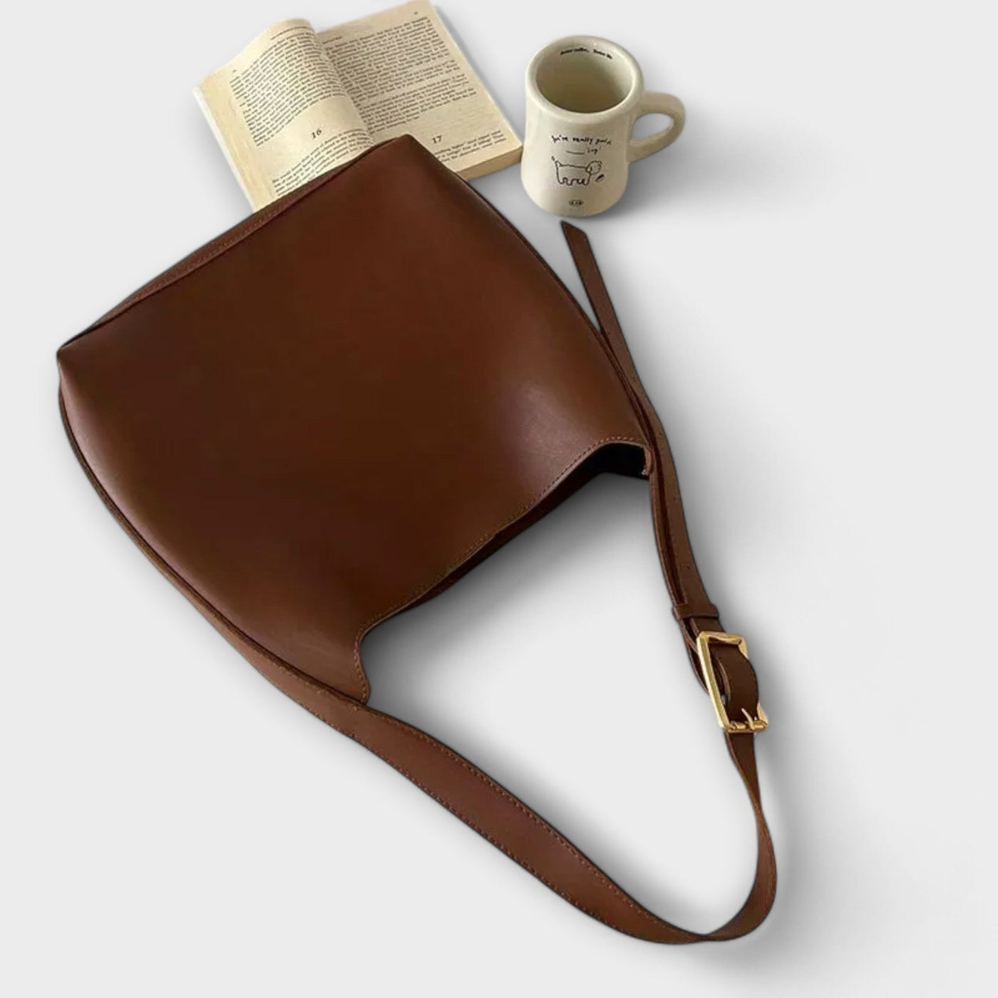Anne – Elegant Leather Shoulder Bag