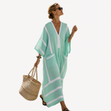 River | Flowing Print Caftan