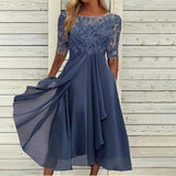 Puck™ – Elegant lace midi dress