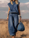Merlina | Loose Set with Wide Trousers