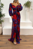 Maud™ – Long elegant pleated evening dress