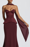 Mila Scarf - Cherry Lacquer